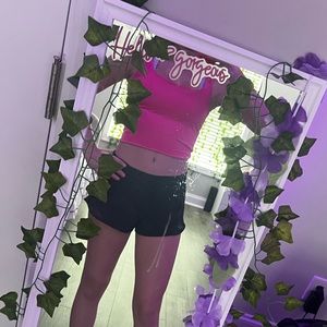 Hot Pink Crop Top